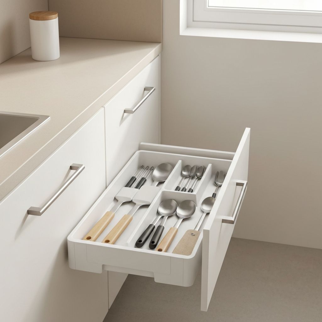 Organizador extensible de cocina Espacio Plus